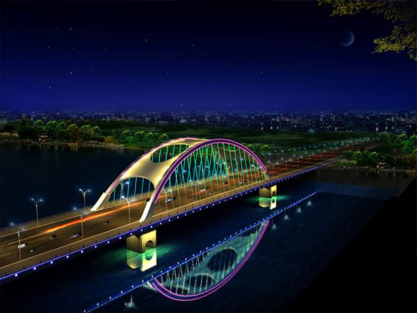 追月橋夜景亮化工程設計